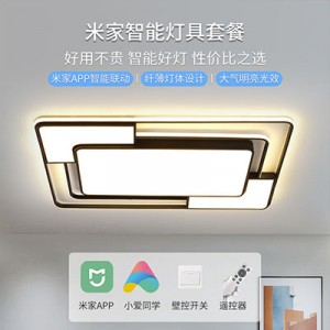 长方形吸顶灯创意个性北欧客厅大厅灯现代简约卧室组合
