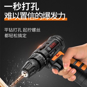 福瑞德电钻充电式手电钻多功能家用五金锂电钻电动螺丝刀工具箱