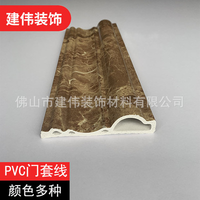 PVC仿大理石线条 防火助燃 欧式门套线装饰线条生产厂家