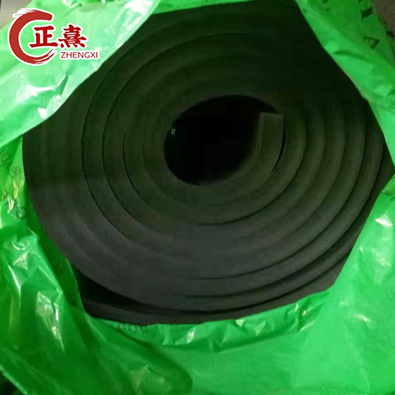 厂家供应橡塑板 B1阻燃吸音管道保温隔热材料 隔热吸音减震橡塑板