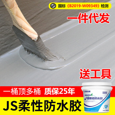 一件代发js水泥防水涂料卫生间房屋顶鱼池补漏材料水池防漏胶堵王