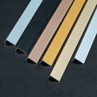 铝合金L型7字型阳角包边直角线护角条护墙角保护条金色边框收边条