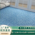 厂家现货PVC塑胶地板实验室幼儿园地板革加厚耐磨防滑塑胶地板2mm